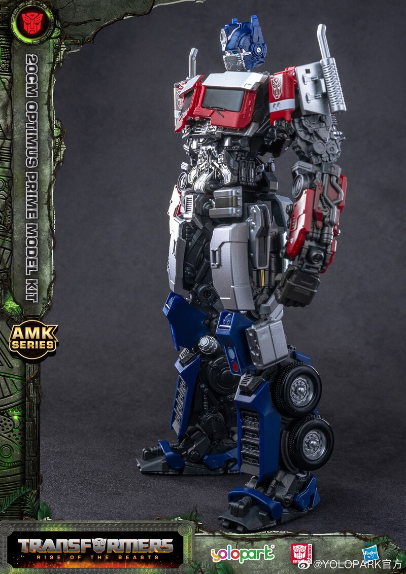 yolopark optimus prime model kit images  transformers rise